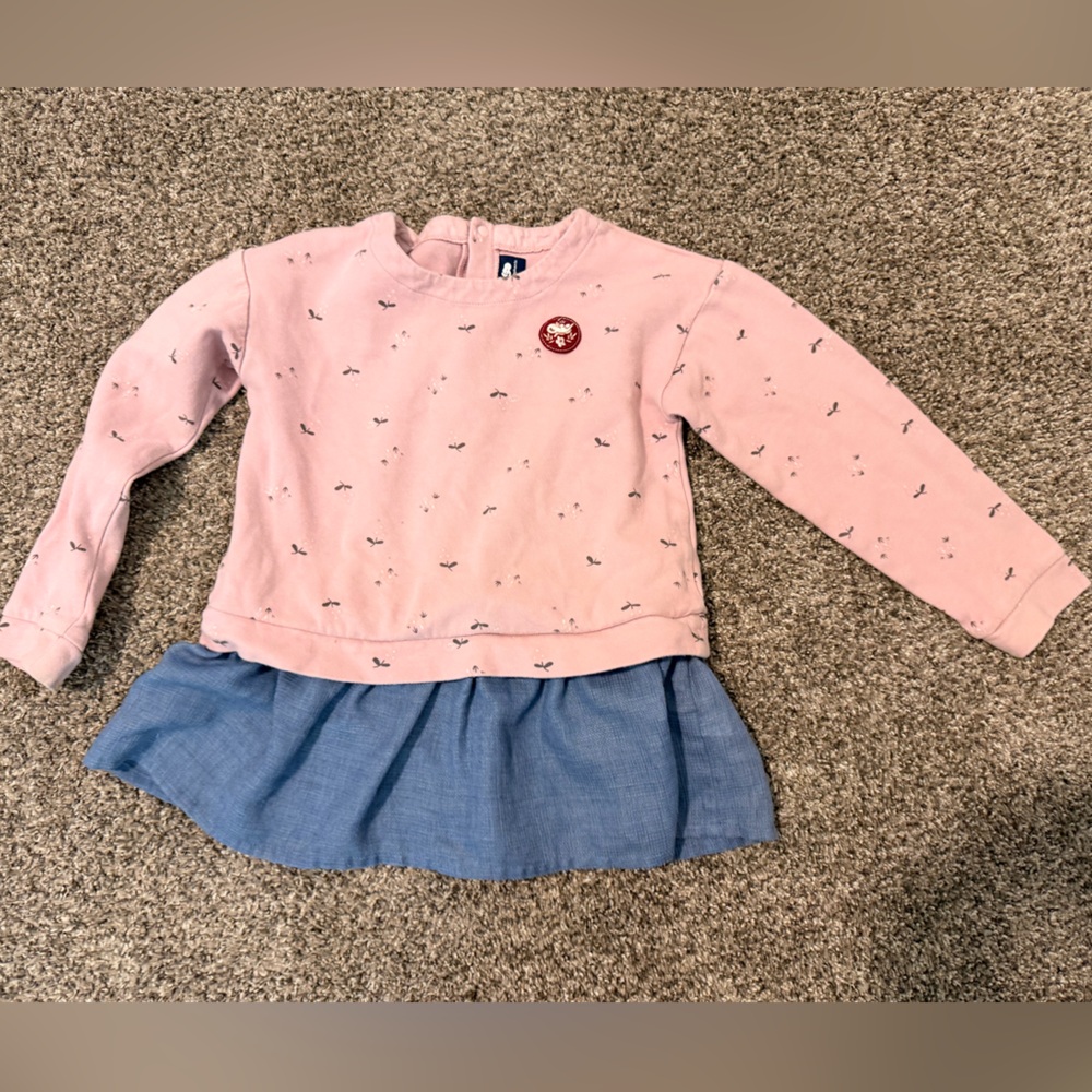 Girls pink and demon top